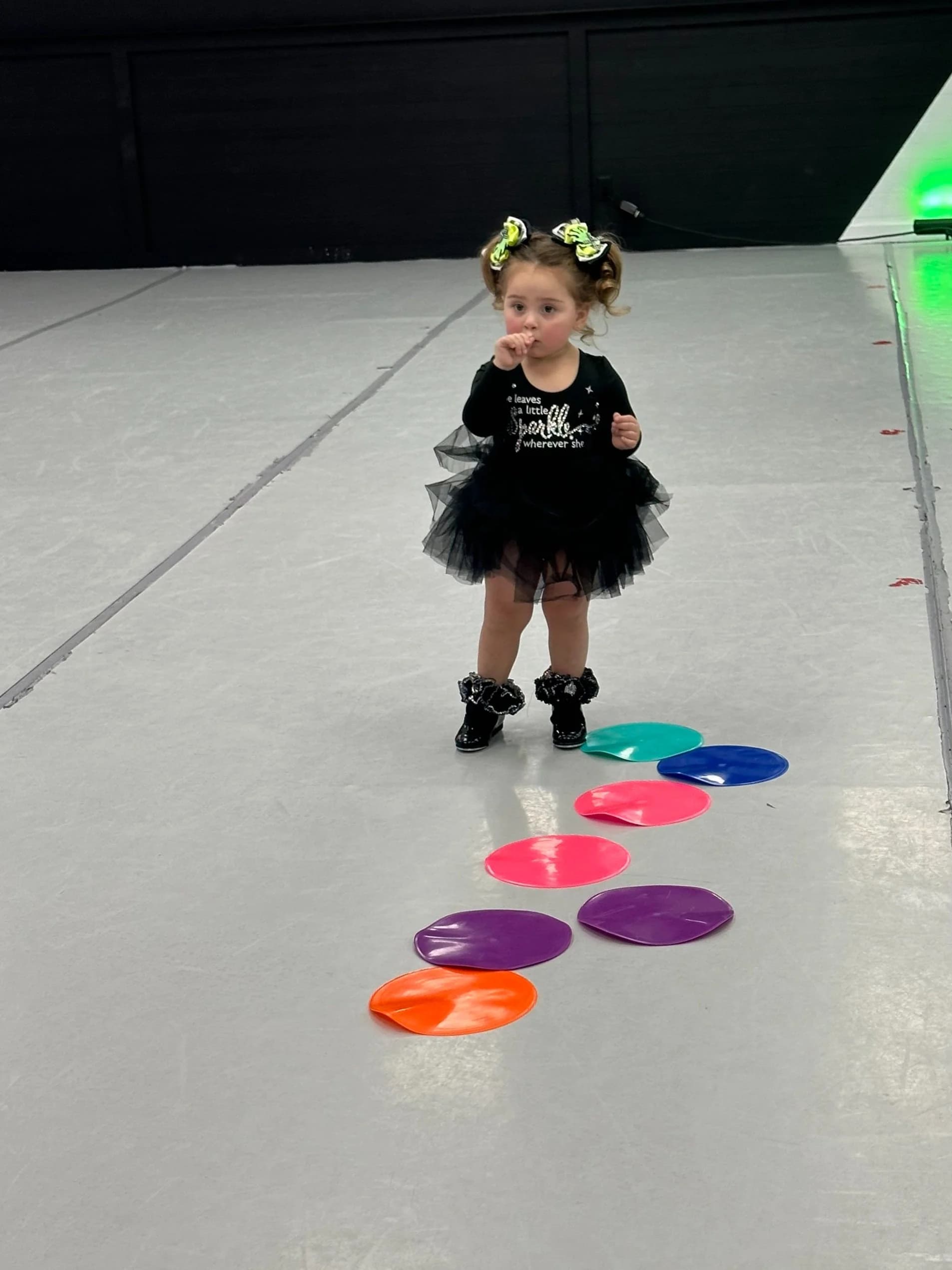 Young dancer at DXNY Tiny Tots Summer Dance
