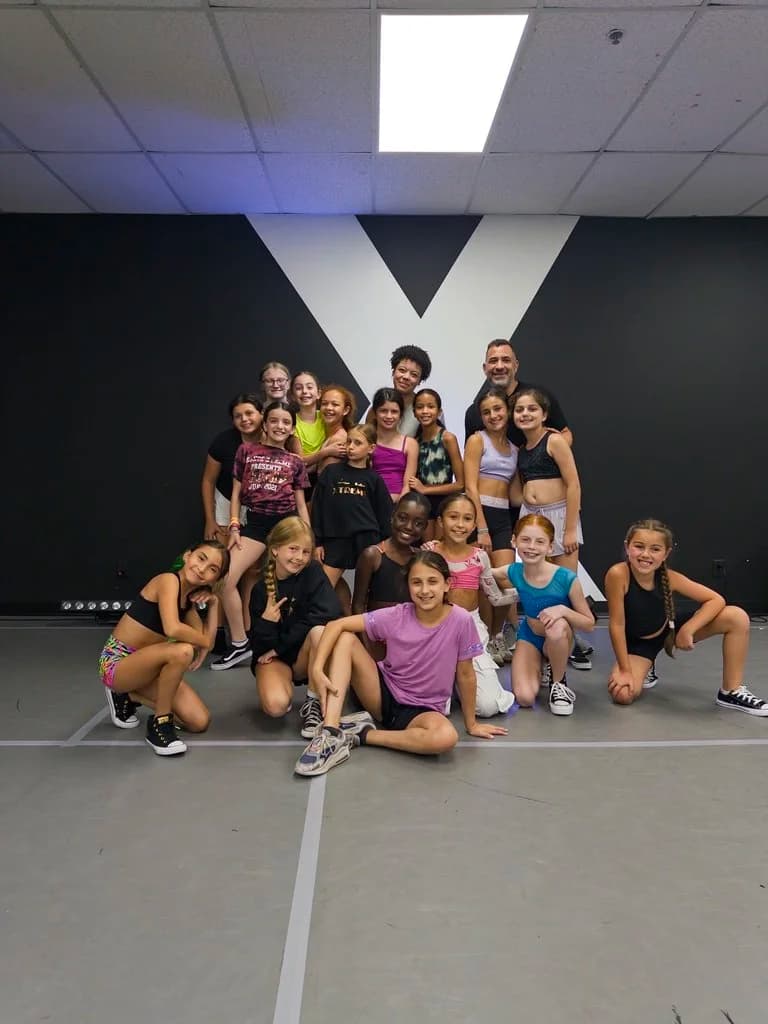 DXNY summer intensive dancers training in the studio